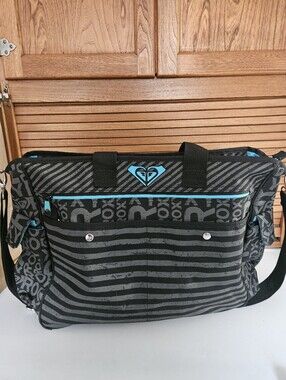 VTG Y2K Roxy Over Night Diaper Book Weekender Bag